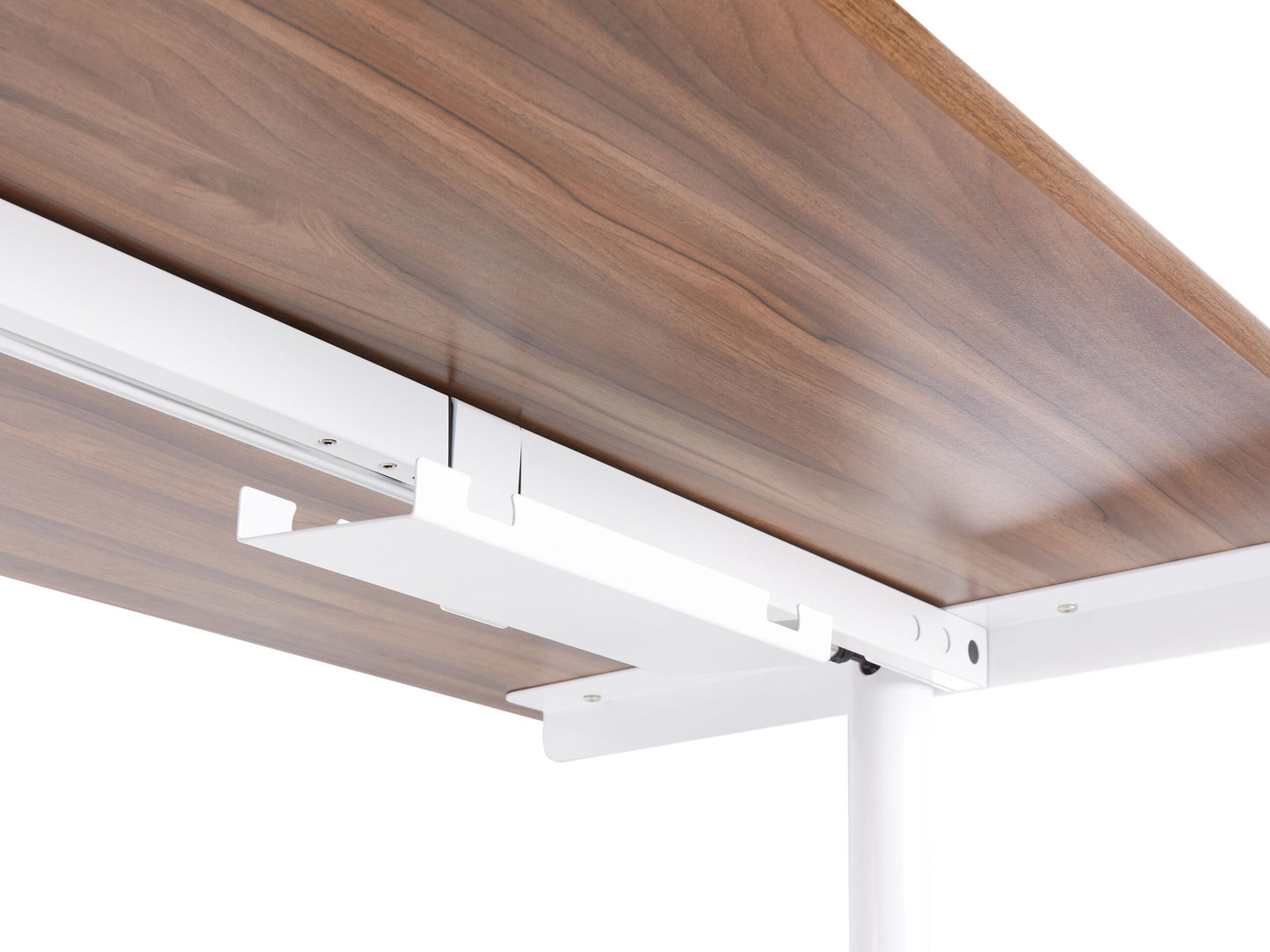 Kabelaufbewahrung für manuell verstellbaren Schreibtisch weiss TRACIE