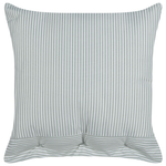 Dekokissen SEBRINE 45 x 45 cm Mintgrün Streifenmuster