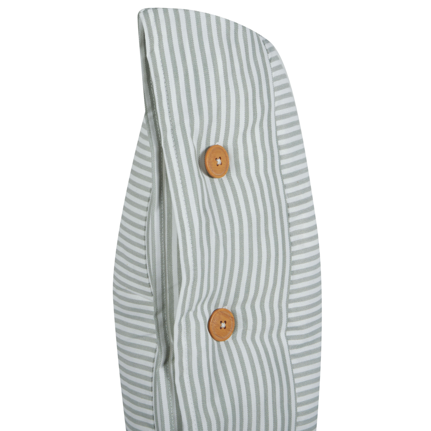 Dekokissen SEBRINE 45 x 45 cm Mintgrün Streifenmuster