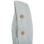 Dekokissen SEBRINE 45 x 45 cm Mintgrün Streifenmuster