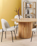 Esszimmerstuhl 2er Set COVELO Hellbeige