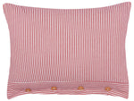 Dekokissen AALITA Baumwolle 40 x 60 cm Rot Streifenmuster