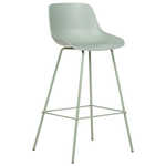 Set mit 2 Barstühlen EMMET Hellgrün