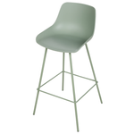 Set mit 2 Barstühlen EMMET Hellgrün
