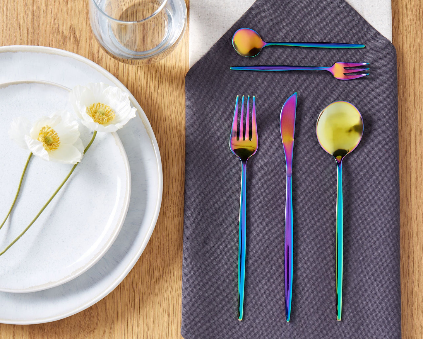 30-teiliges Besteckset RIGATONI Bunt