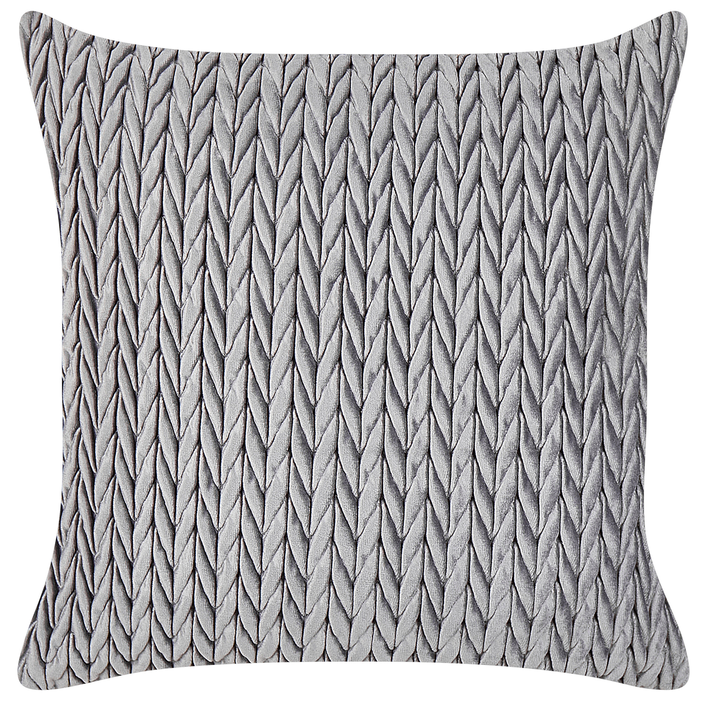 Dekokissen 2er Set ECLIPTA 45 x 45 cm Grau Ohne Muster