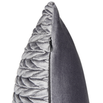 Dekokissen 2er Set ECLIPTA 45 x 45 cm Grau Ohne Muster