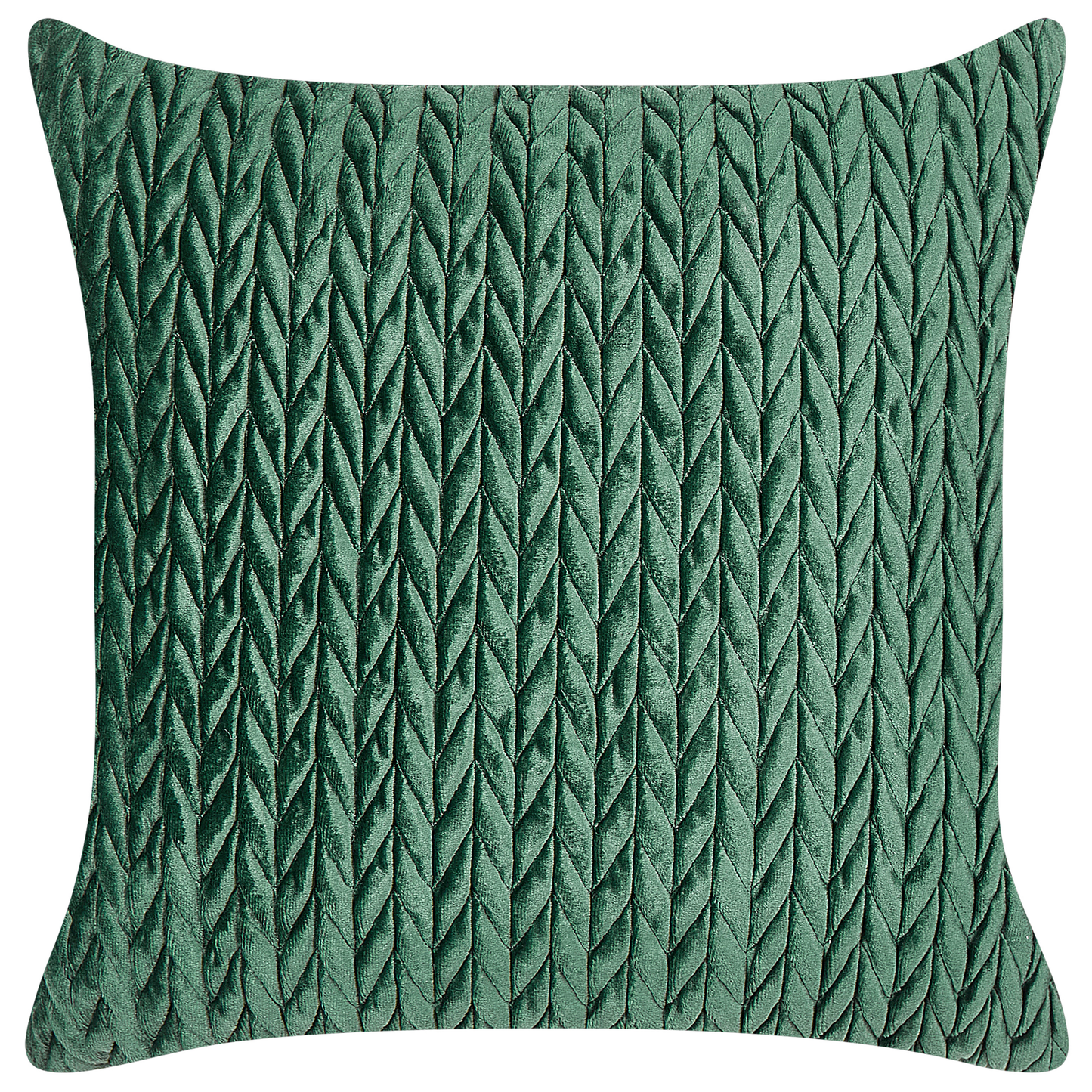 Dekokissen 2er Set ECLIPTA 45 x 45 cm Grün Ohne Muster