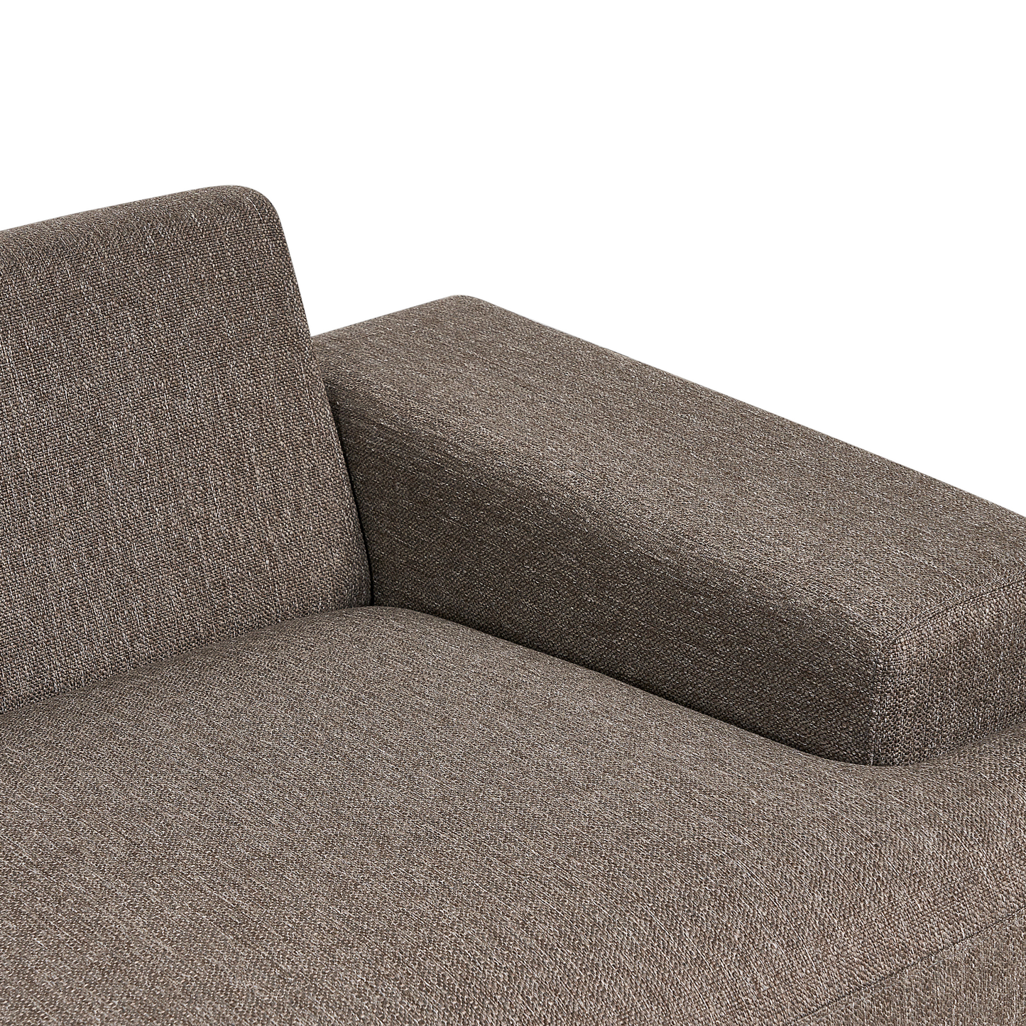3-Sitzer Ecksofa braun linksseitig MARIFERD