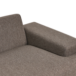 3-Sitzer Ecksofa braun linksseitig MARIFERD