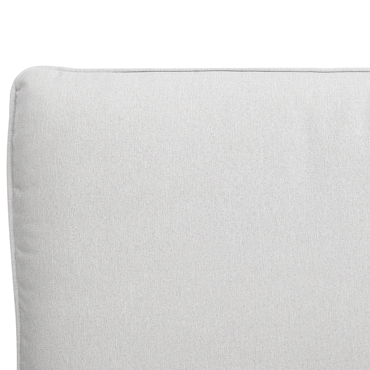 Bett mit Lattenrost Stoff CORIO 180 x 200 cm Hellgrau