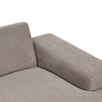 3-Sitzer Ecksofa hellbraun linksseitig MARIFERD