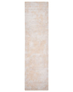 Teppich Baumwolle beige 80 x 300 cm orientalisches Muster Kurzflor BEYKOZ