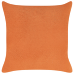 Chaiselongue Samtstoff orange rechtsseitig LE CRAU