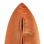Chaiselongue Samtstoff orange rechtsseitig LE CRAU
