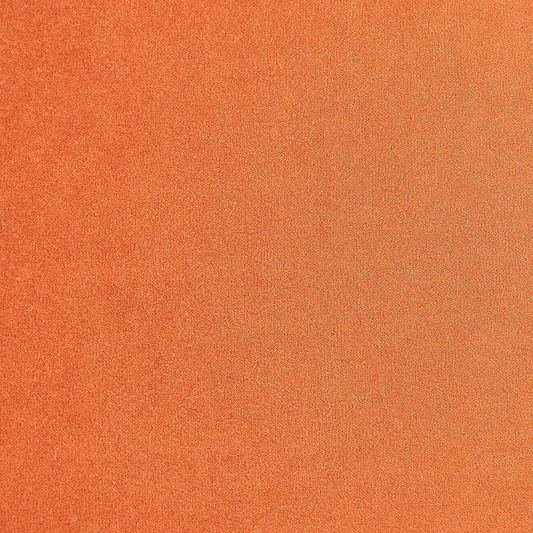 Chaiselongue Samtstoff orange rechtsseitig LE CRAU