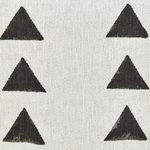 Pouf Baumwolle Weiss und Schwarz 45 x 45 cm TARODI