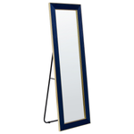 Standspiegel LAUTREC 150 cm Samtstoff Marineblau