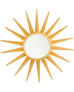 Wandspiegel PERELLI 60 cm 60 cm Metall Gold