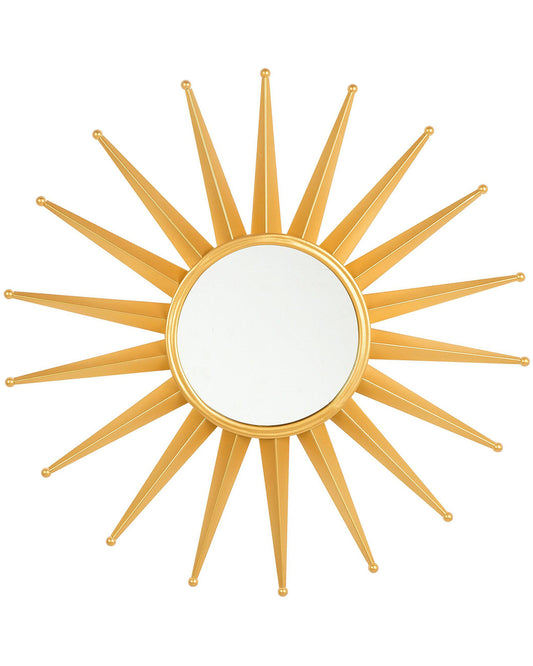 Wandspiegel PERELLI 60 cm 60 cm Metall Gold
