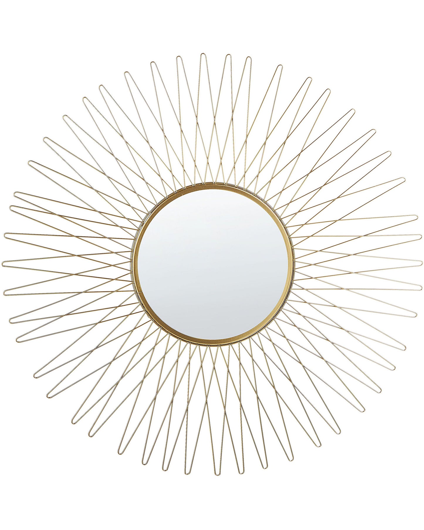 Wandspiegel SAUMUR 70 cm 70 cm Metall Gold