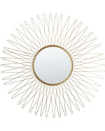Wandspiegel SAUMUR 70 cm 70 cm Metall Gold