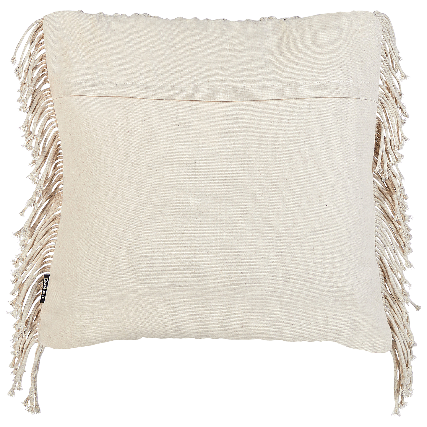 Dekokissen 2er Set PATTAN Baumwolle 45 x 45 cm Beige Geometrisches Muster