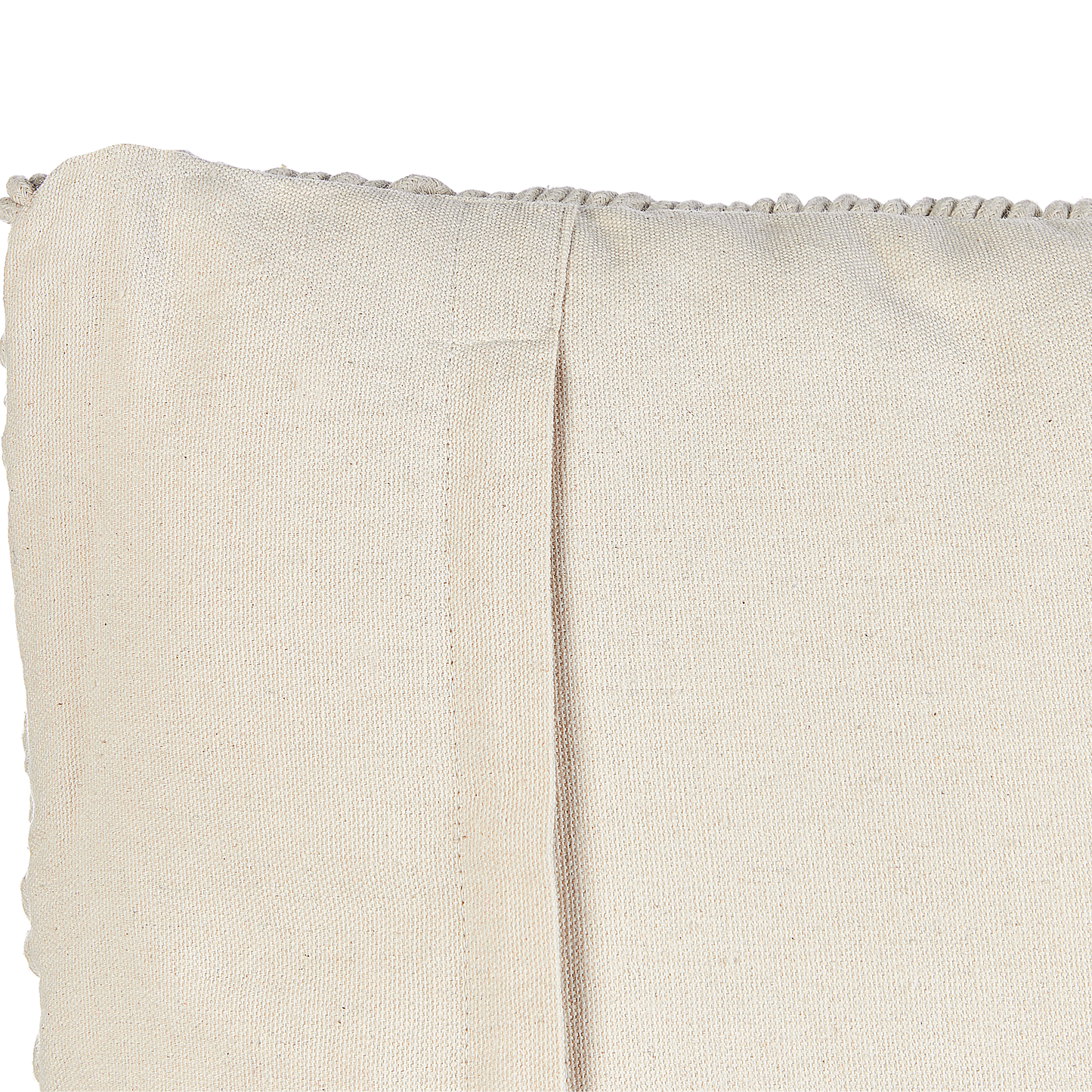 Dekokissen 2er Set PATTAN Baumwolle 45 x 45 cm Beige Geometrisches Muster