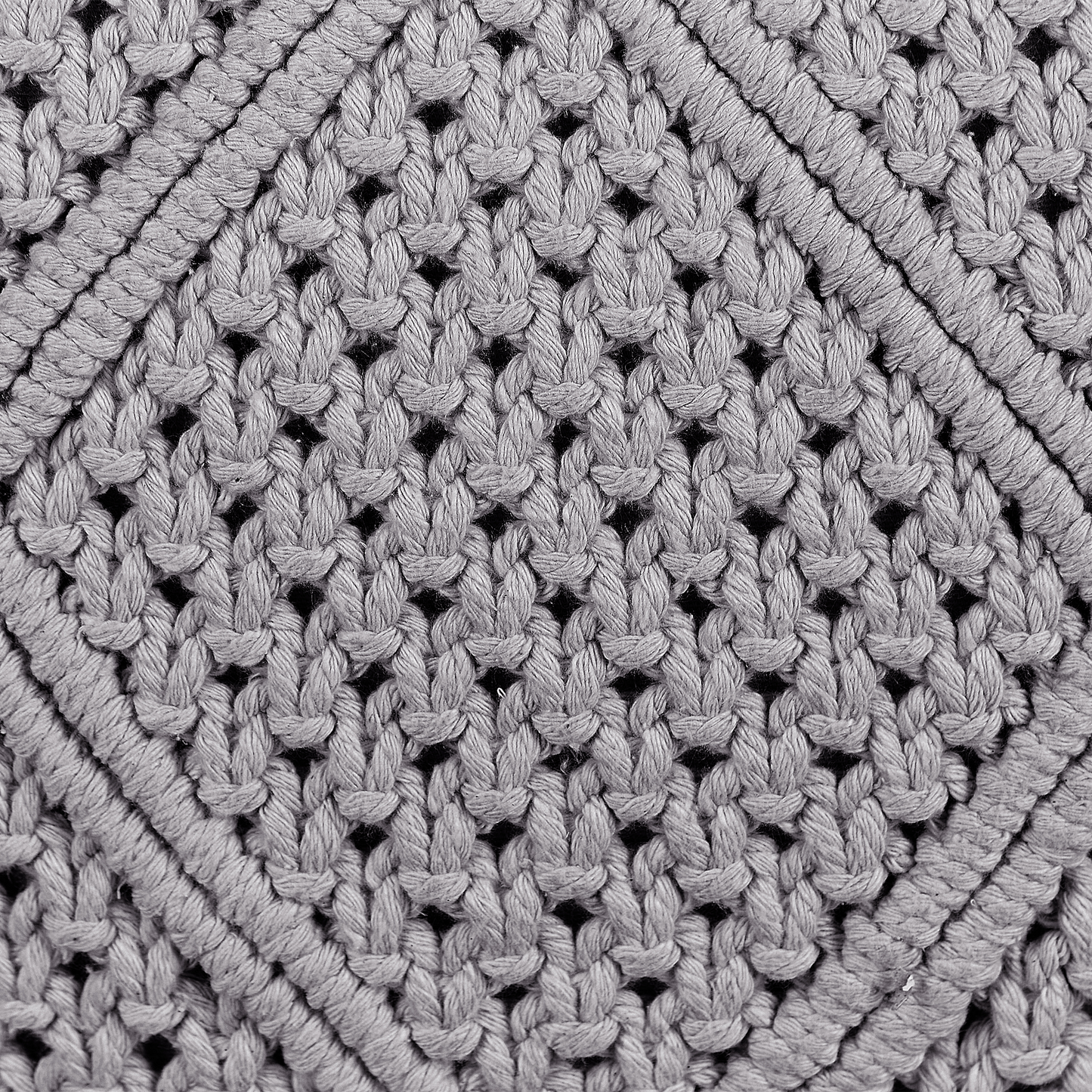 Dekokissen 2er Set BESHAM Baumwolle 45 x 45 cm Grau Geometrisches Muster