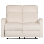 Sofa Set Samtstoff creme 6-Sitzer manuell verstellbar VERDAL