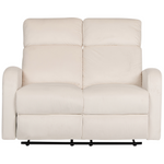 Sofa Set Samtstoff creme 6-Sitzer elektrisch verstellbar VERDAL