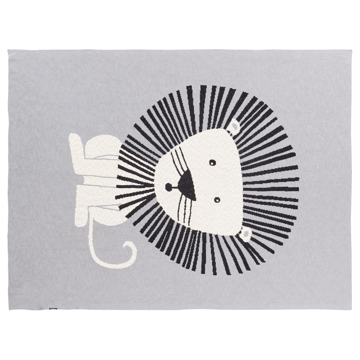 Kuscheldecke MATTA Baumwolle 130 x 170 cm Grau