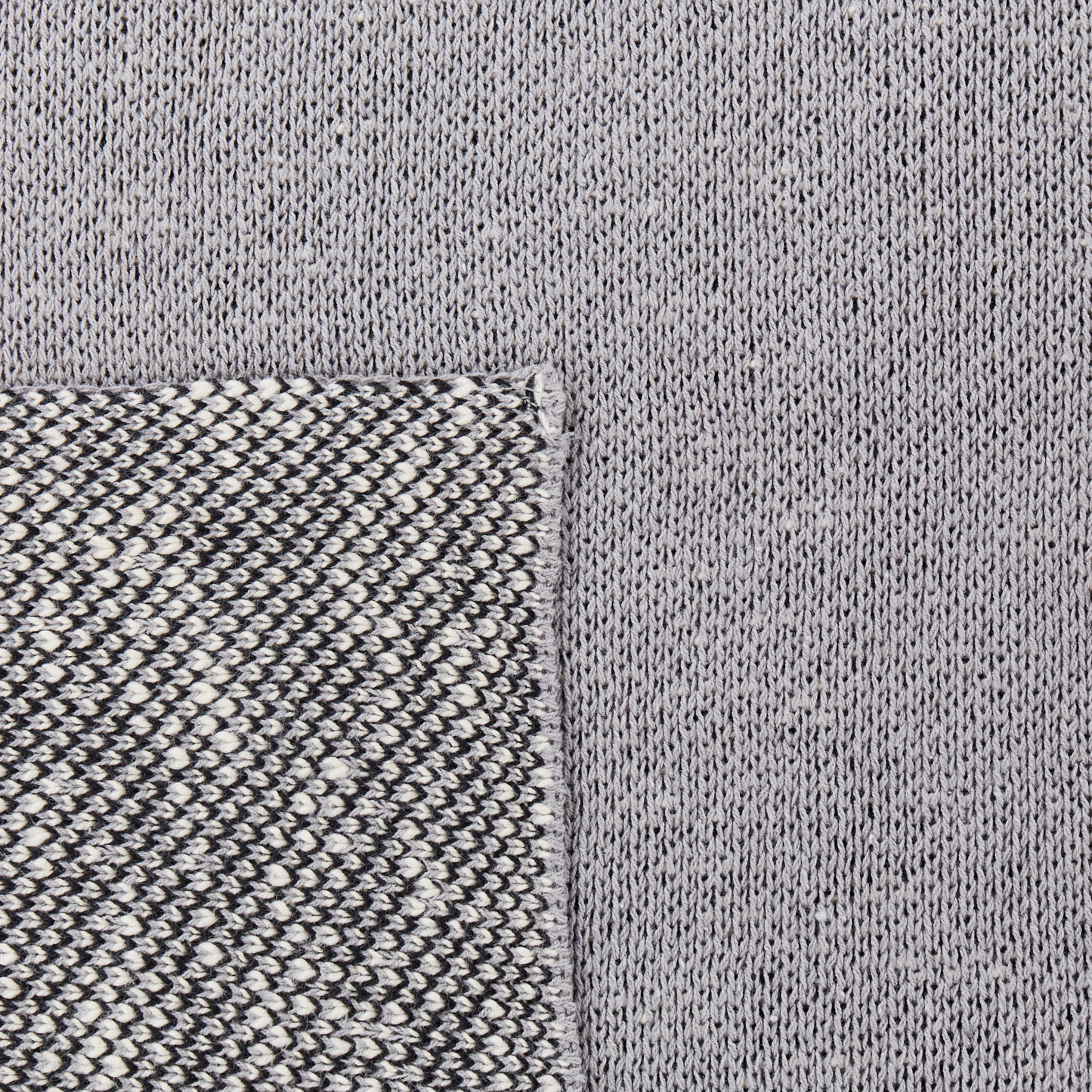 Kuscheldecke MATTA Baumwolle 130 x 170 cm Grau