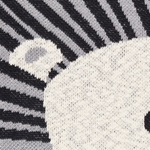 Kuscheldecke MATTA Baumwolle 130 x 170 cm Grau