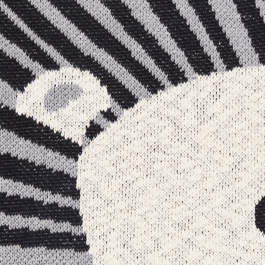 Kuscheldecke MATTA Baumwolle 130 x 170 cm Grau