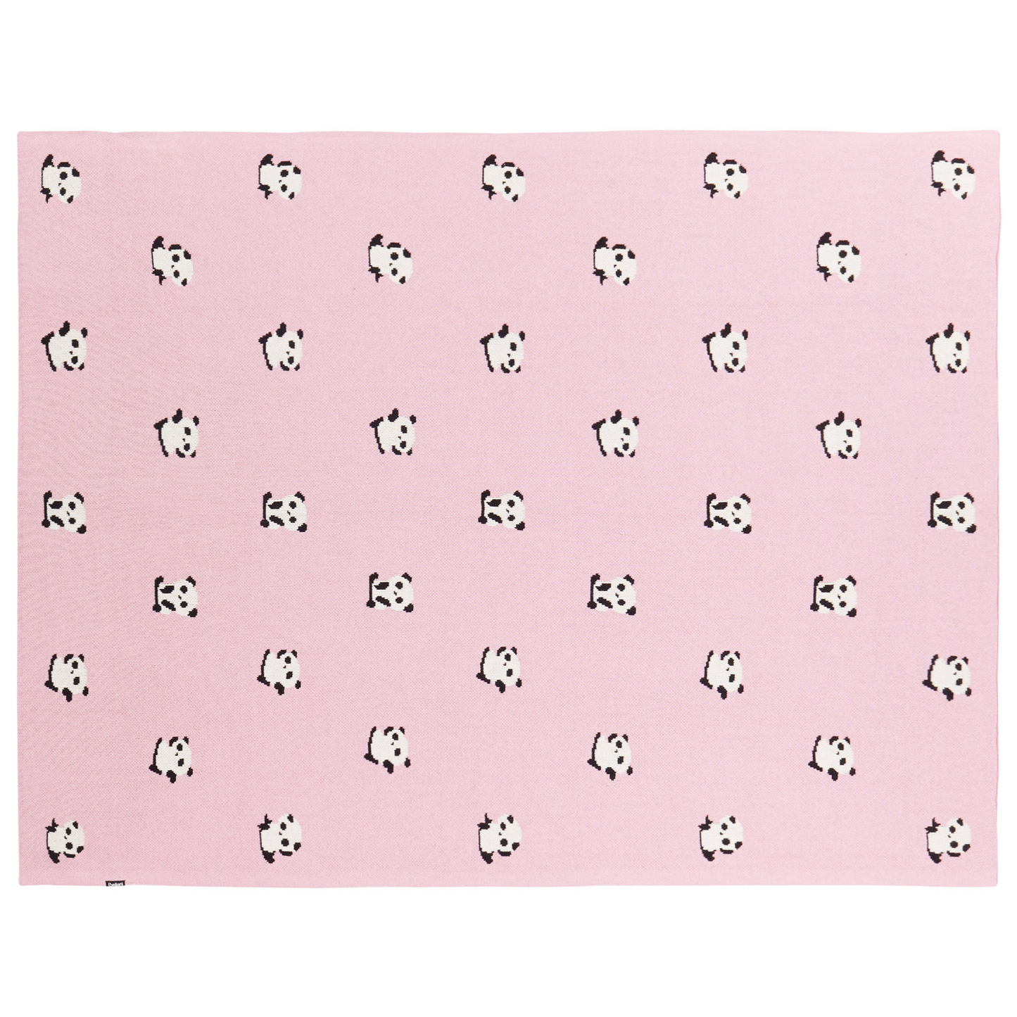 Kuscheldecke TALOKAN Baumwolle 130 x 170 cm Rosa