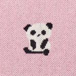 Kuscheldecke TALOKAN Baumwolle 130 x 170 cm Rosa