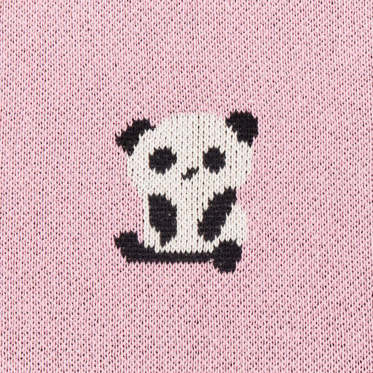 Kuscheldecke TALOKAN Baumwolle 130 x 170 cm Rosa