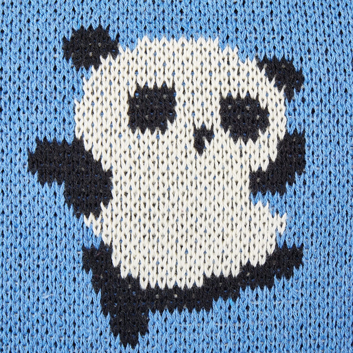 Kinder Dekokissen Pandamotiv Baumwolle blau 45 x 45 cm 2er Set TALOKAN