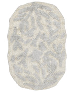 Badematte Baumwolle hellgrau 60 x 90 cm DERIK