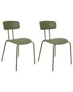 Esszimmerstuhl 2er Set SIBLEY Grün