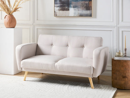 2 Sitzer Sofa FLORLI Helles Beige