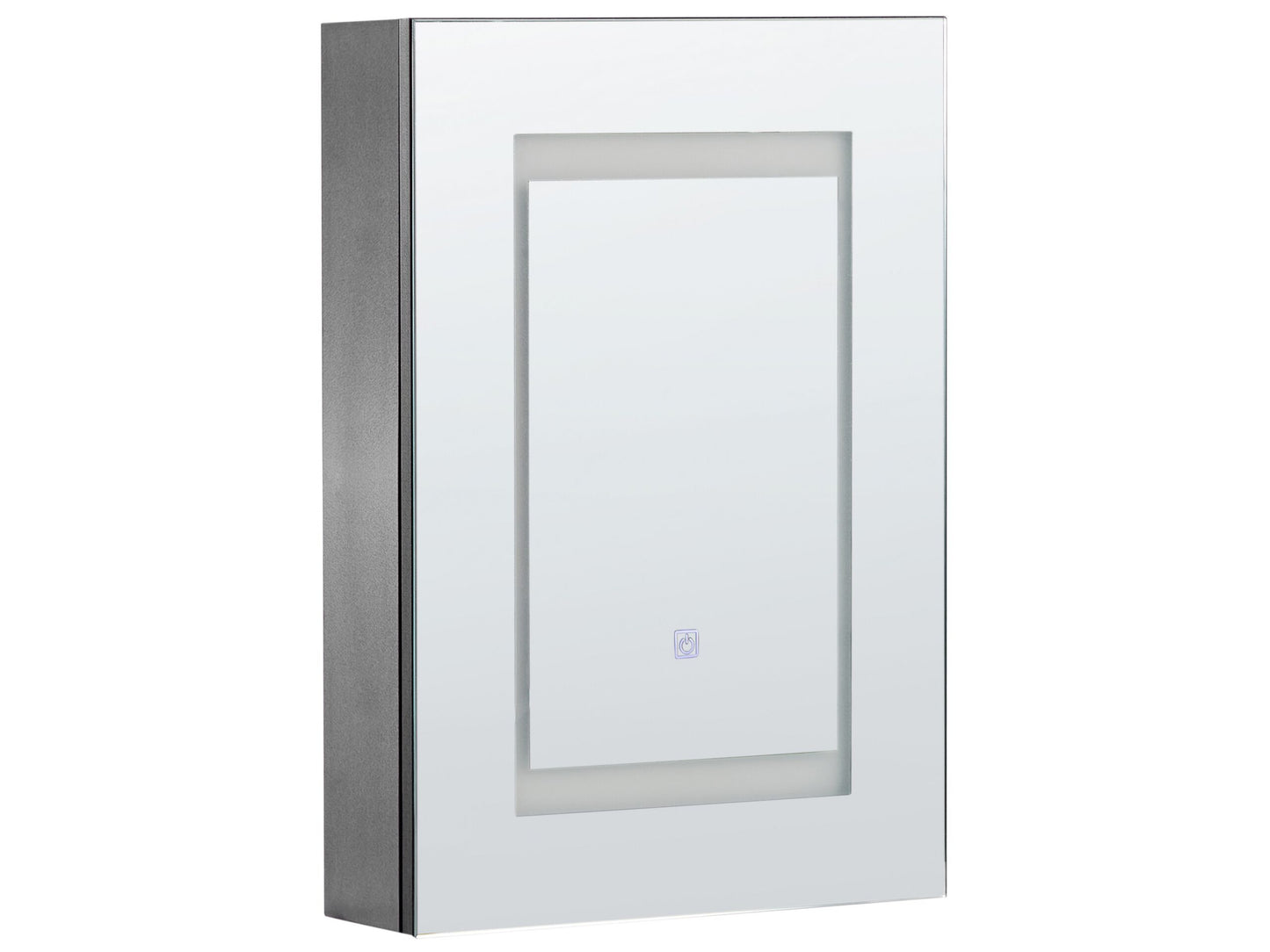 Bad-Spiegelschrank LED MALASPINA 40 cm 60 cm Schwarz