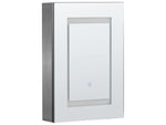 Bad-Spiegelschrank LED MALASPINA 40 cm 60 cm Schwarz