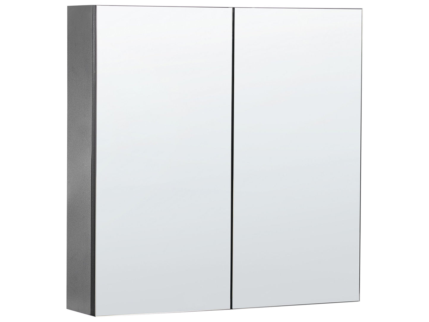 Bad-Spiegelschrank NAVARRA 60 cm 60 cm Schwarz