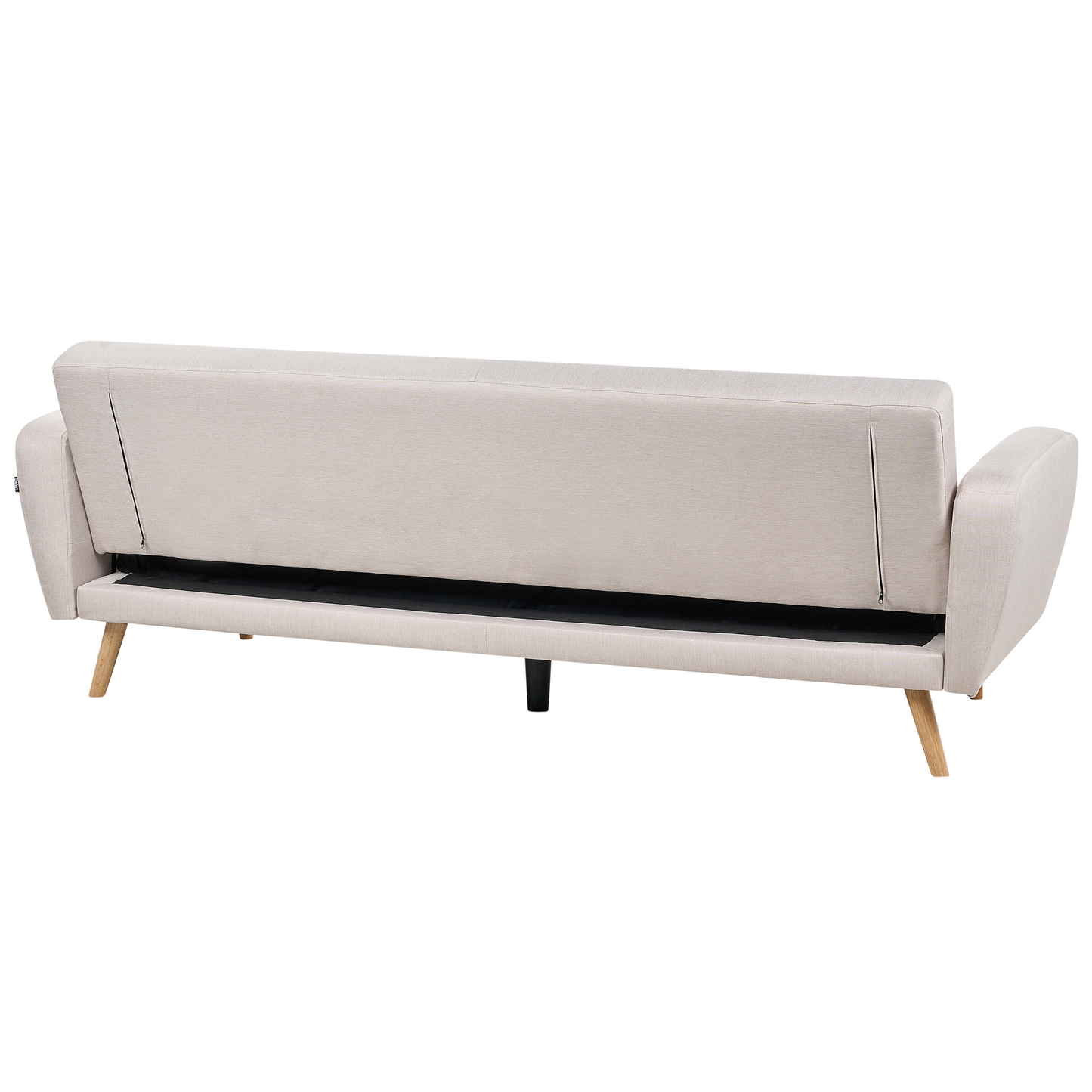 6-Sitzer Sofa Set hellbeige verstellbar mit Ottomane FLORLI