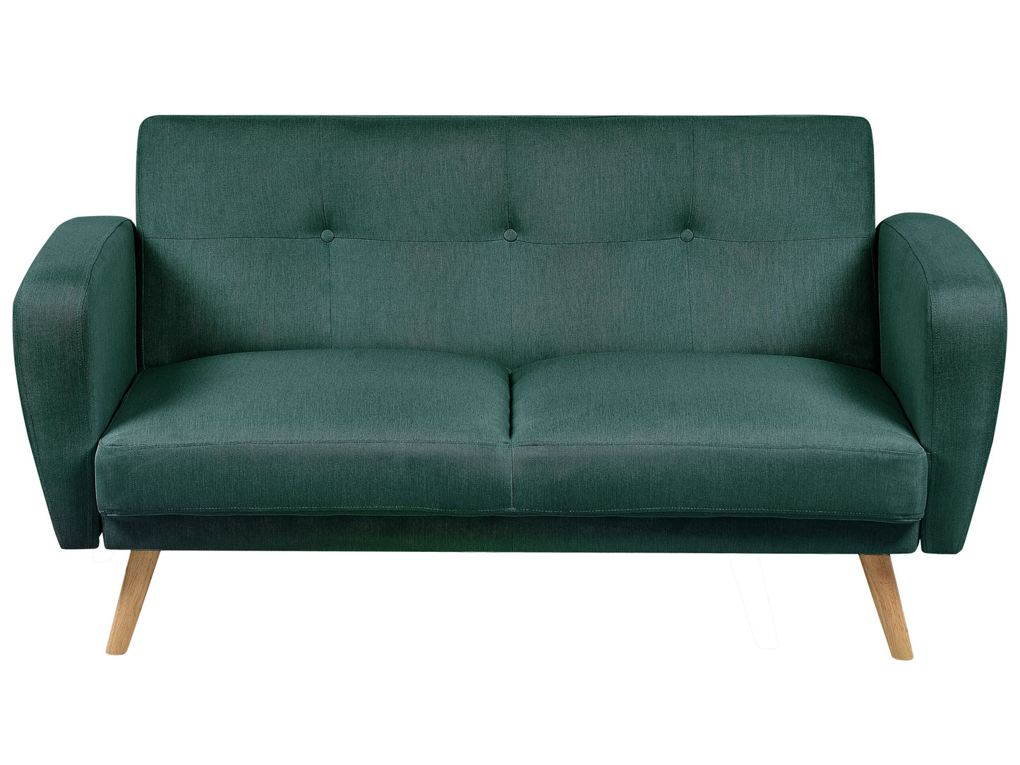 2-Sitzer Schlafsofa dunkelgrün verstellbar FLORLI