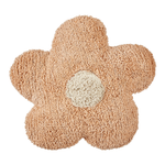 Dekokissen Baumwolle Blumenform pfirsichrosa 30 x 30 cm 2er Set SORREL