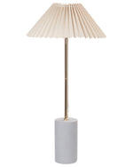 Tischleuchte BALUARTE Kunstleinen Beige