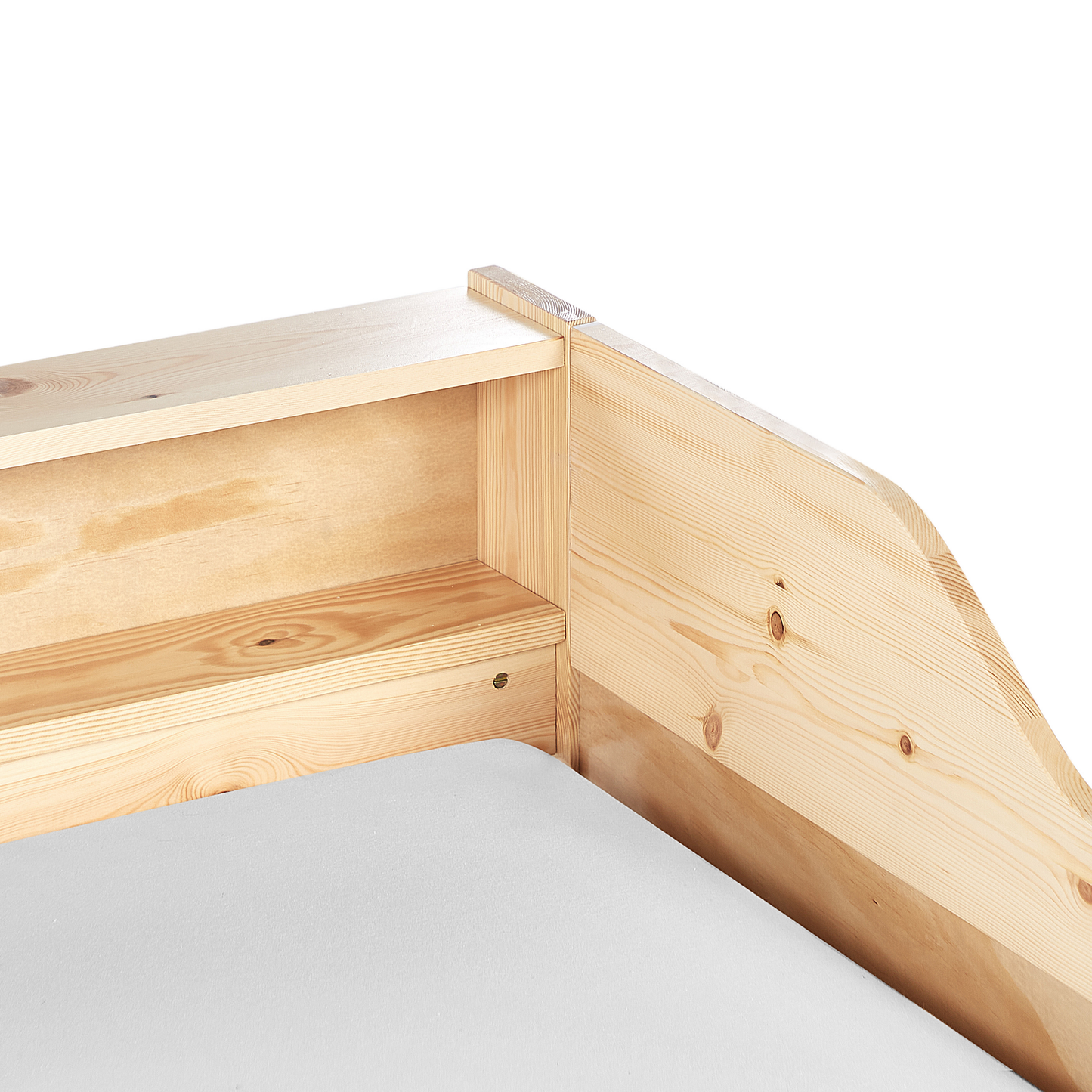 Ausziehbett Kiefernholz EDERN 90 x 200 cm Hellbraun